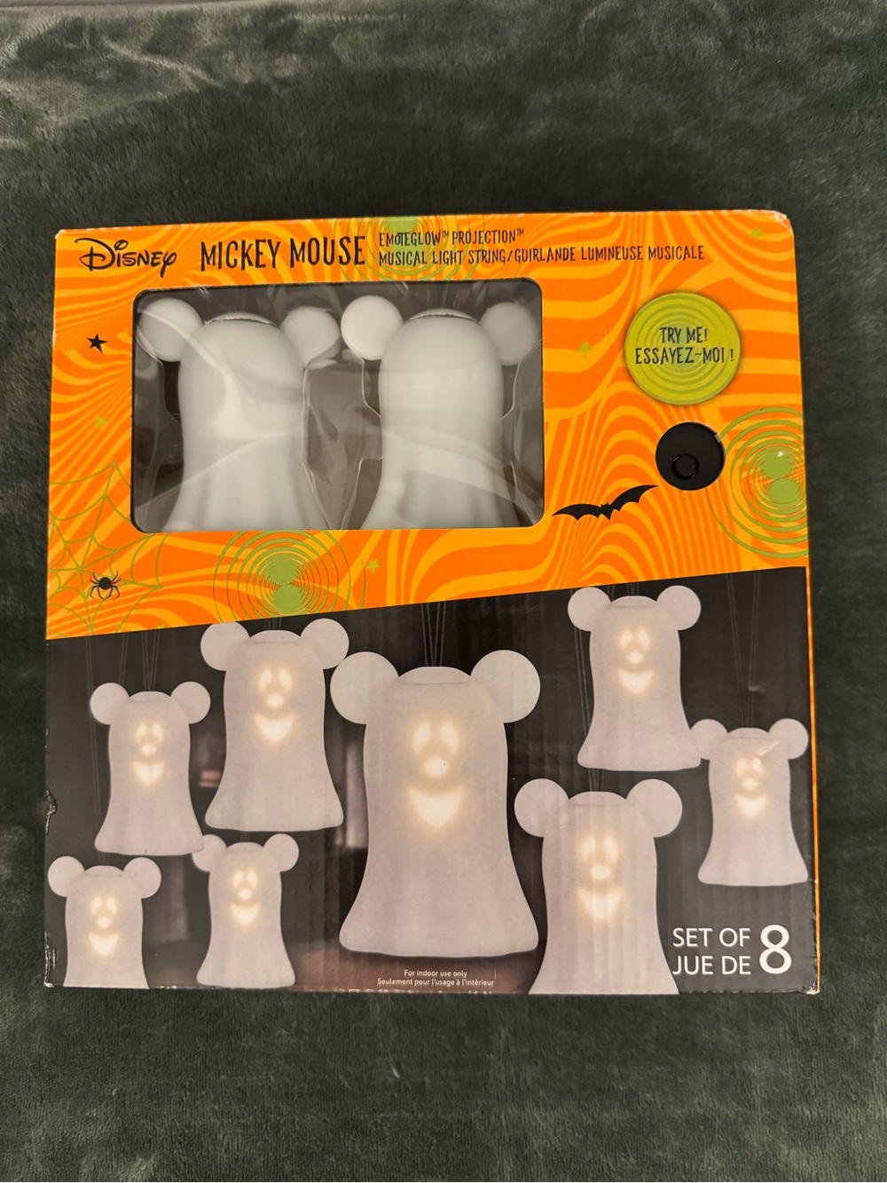 Disney Mickey Mouse Ghost String Lights - SINGS MONSTER MASH
